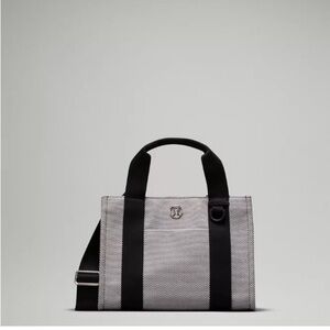 Lululemon Athletica Black and Gray Sporty Tote